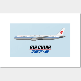 Air China 787-9 Posters and Art